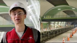 Youtuber ruso muestra las nuevas estaciones del Metro de Santiago: Se inaugurarían este año