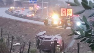 Vehículo de la PDI protagoniza accidente de tránsito en Ruta 5 Norte: Un funcionario fallecido