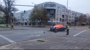 Dos buses del servicio Red se accidentan en distintos puntos de Avenida Matta: Una persona resulta fallecida