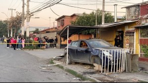 Persecución policial termina en atropello múltiple en San Bernardo: Delincuentes impactaron a local de comida rápida