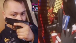 Detienen a cantante urbano acusado de homicidio frustrado: Le incautaron autos, varias armas y 5 kilos de pólvora