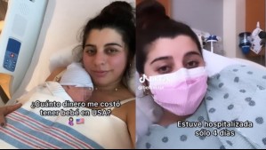 'Una locura': Chilena reveló el costo que tuvo que pagar para dar a luz en Estados Unidos