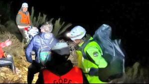 Carabineros realiza segundo rescate de senderistas en montaña de la región del Ñuble: Autoridad hace llamado