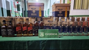 Clausuran fiesta clandestina en Recoleta: Carabineros incauta gran cantidad de bebidas alcohólicas