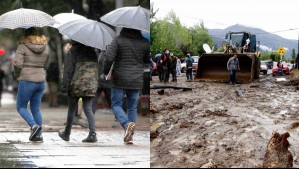 Lluvia en la RM: Autoridades alertan sobre remociones de masas y llaman a no subir a la precordillera este fin de semana