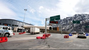 Anuncian cierre de Paso Los Libertadores por pronóstico de mal tiempo