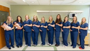 'Hay algo en el agua': Doce enfermeras están embarazadas al mismo tiempo en hospital de Estados Unidos
