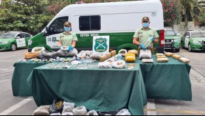 Carabineros detiene a sujeto que portaba más de 39 kilos de drogas en Iquique