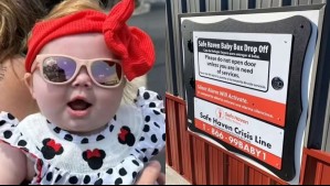 Bebé dejada en una 'safe box' fue adoptada por bombero que la encontró: 'Está a salvo y es muy querida'