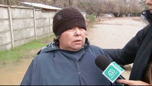 'No importaba lo material, sí mis animales': Vecina relata anegamiento de su casa tras desborde del río Biobío