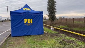 'Presenta tanto sus manos como pies maniatados': PDI investiga hallazgo de cuerpo al interior de un canal en Buin