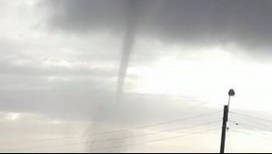 Meteorología emite aviso por 'inminente desarrollo de tornados y trombas marinas' en zonas de la región de Los Lagos