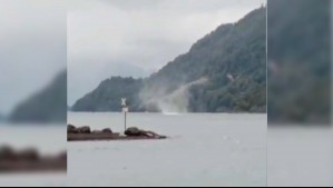 Región de Los Lagos: Captan video de tromba marina en el lago Todos Los Santos