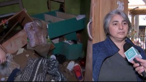 'Fue poco lo que pudimos salvar': Dramático relato de mujer que se le inundó su casa en Licantén