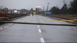 Carabineros reanuda tránsito en Ruta 5 Sur tras aviso de elementos presuntamente explosivos en el puente Lircay