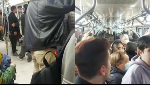 Video muestra momento en que hombre sacó un cuchillo en medio de discusión en vagón de Metro