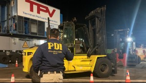 Trabajador de Terminal Portuario de Valparaíso muere tras ser embestido por una grúa horquilla