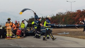 Viajaba menor de dos años: Carabineros entrega detalles sobre heridos del accidente aéreo en Vitacura
