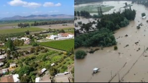 El antes y después de las lluvias: Aún hay más de dos mil personas aisladas tras sistema frontal