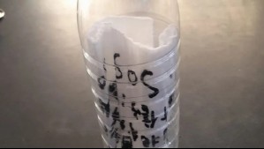 Mujer encontró una botella con un pedido de auxilio en playa de Uruguay: El mensaje era de un trabajador chino