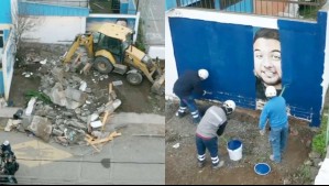 Demuelen memorial que era foco de delincuencia en Maipú