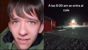 Con apenas cinco horas de luz natural: Estudiante muestra cómo es la vida en la Antártida