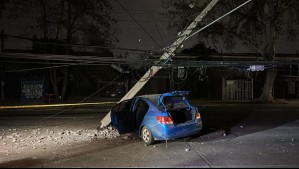 Registran encerrona frustrada a conductor tras girar dinero en El Bosque: Antisociales colisionaron un poste