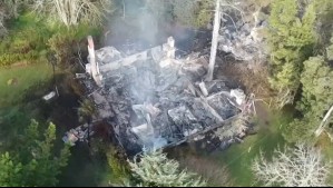 Una casa patronal, galpones y máquinas agrícolas quemadas en atentados en La Araucanía