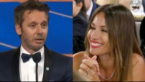 'Este país me dio un amor': La reacción de Pampita tras discurso de Benjamín Vicuña en premiación en Argentina