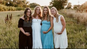 Increíble coincidencia: Cuatro hermanas están embarazadas al mismo tiempo y dos de ellas tienen la misma fecha de parto