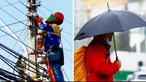 Posibles cortes de luz por lluvia en Santiago: Activan plan preventivo por llegada de sistema frontal en RM