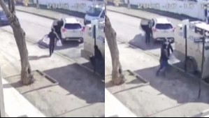 Video muestra robo de más de $1.400 millones a camión de valores en Puente Alto