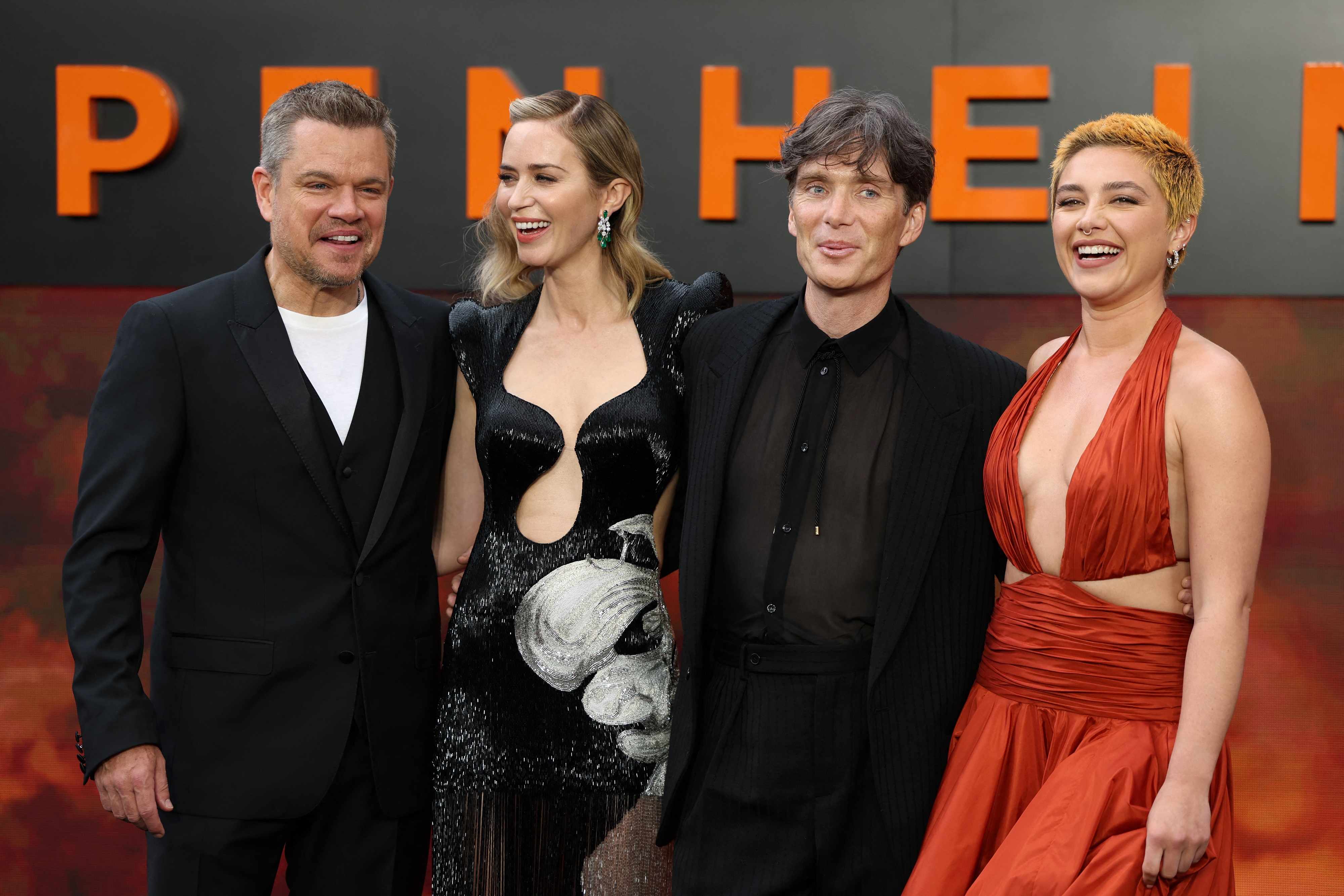 Elenco de película Oppenheimer / AFP