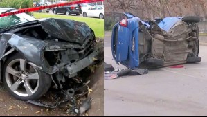 Choque provoca volcamiento de vehículo y deja una persona fallecida en Recoleta