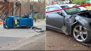 Posible exceso velocidad y un conductor dado a la fuga: Los detalles del choque entre Camaro y supuesto vehículo de App