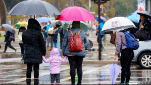 Pronóstico de lluvia para este martes: Conoce las zonas en que caerían precipitaciones