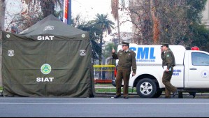 Motociclista muere en accidente de tránsito en límite de Ñuñoa con Macul