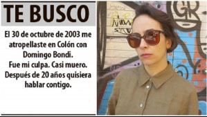 Publicó enigmático aviso en el diario: Mujer busca al conductor que la atropelló hace 20 años en Las Condes