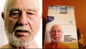 Muere 'Don Miguel', recordado rostro de campaña contra el cáncer a causa del tabaco