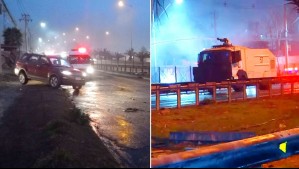 Corte parcial en Vespucio Norte tras manifestación: Vecinos de Quilicura instalaron barricadas