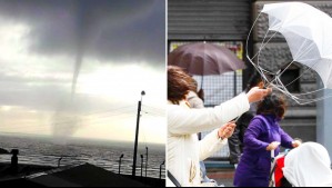 Emiten aviso por probables tornados o trombas marinas en dos regiones del país