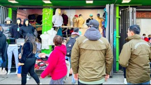 Nuevo allanamiento por ropa falsificada en Barrio Meiggs: Hay nueve detenidos