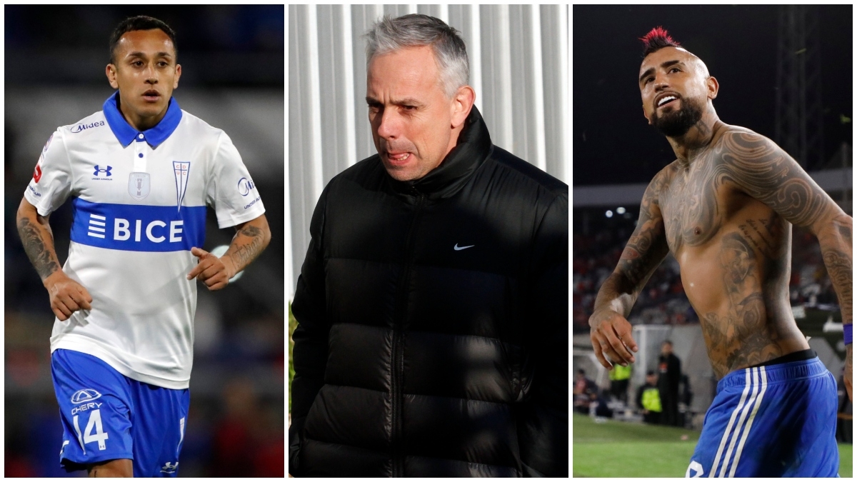 Fabián Orellana, Fernando Felicevich y Arturo Vidal (Archivo Aton)