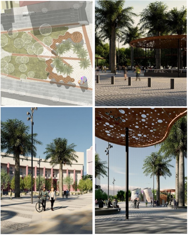 Así luce el anteproyecto del acceso a la Estación Baquedano de la Línea 7 (Metro)