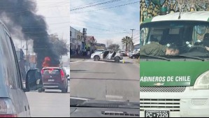 Un delincuente fallecido y un carabinero lesionado por enfrentamiento tras robo en caja de compensación