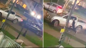 Video muestra encerrona frustrada en Providencia: Delincuentes chocaron vehículo al intentar escapar