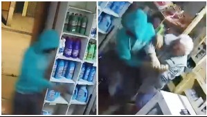 Video muestra frustrado intento de robo en La Ligua: Lo quisieron asaltar, pero le quitó el arma al delincuente