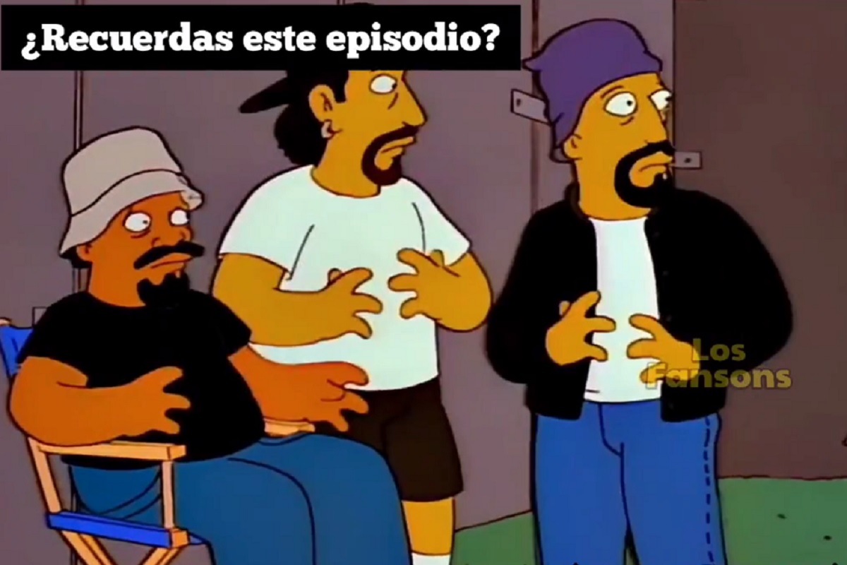 La banda Cypress Hill en el capítulo