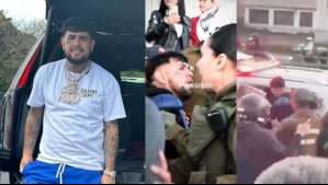 Cantante urbano Julianno Sosa es detenido tras disturbios al exterior del metro Protectora de la Infancia en Puente Alto