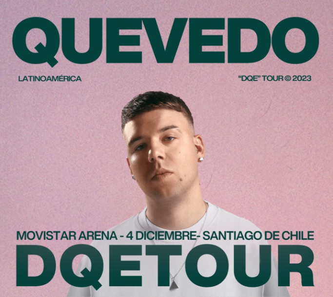 Quevedo se presentará el 4 de diciembre en el Movistar Arena (Punto Ticket)